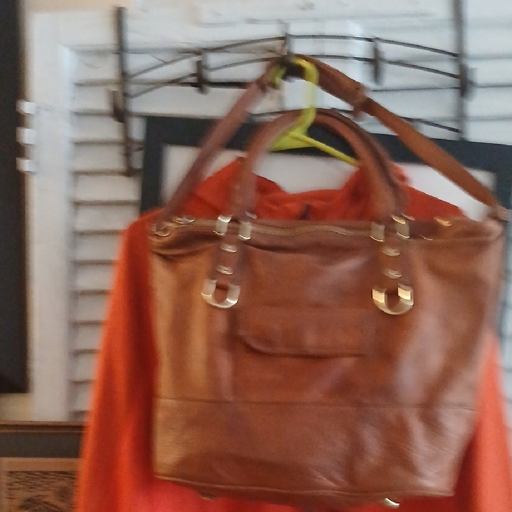 Coach Brown Leather Shoulder Bag - Picture 3 of 5